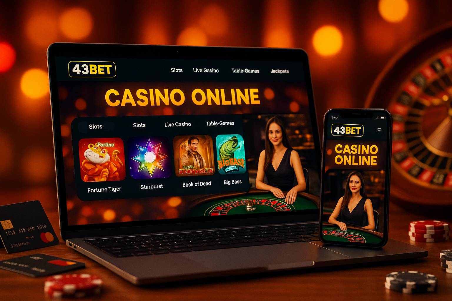 
                                Cassino Online 43BET